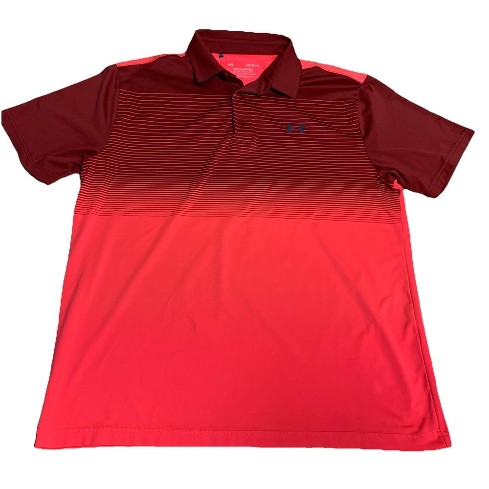 Under Armour Mens Size Large‎ Heatgear  Golf Playoff Polo Shirt